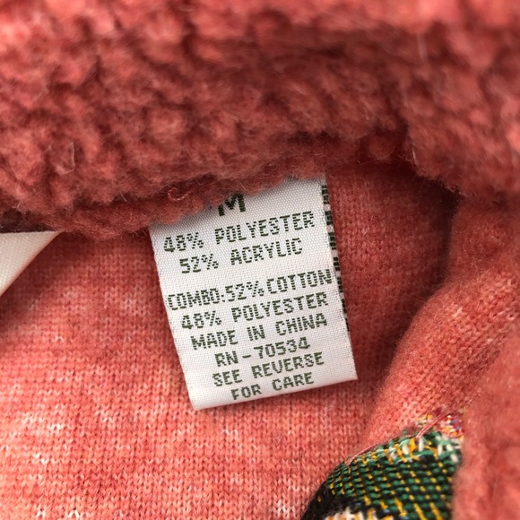 Vintage Orvis Sherpa Teddy Jacket Size Medium - Picture 6 of 8